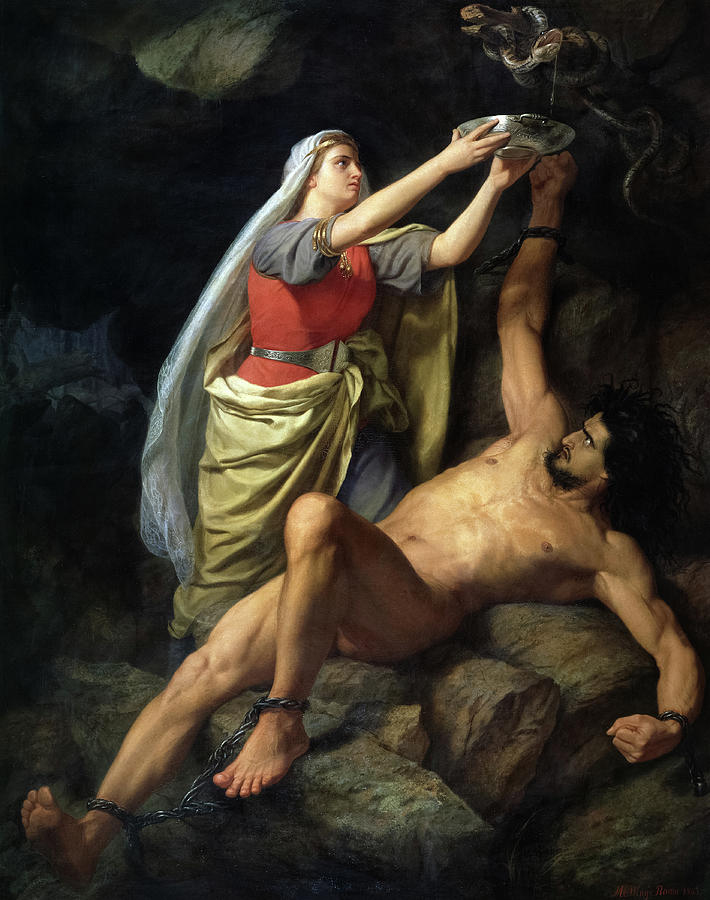 loki and sigyn 1863 marten eskil winge